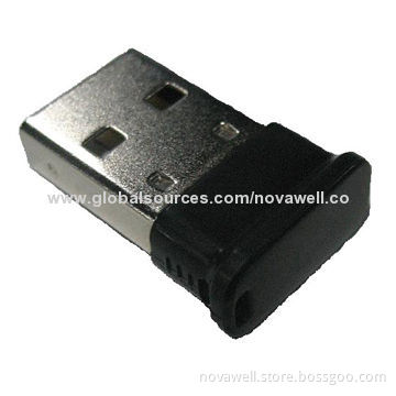 Mini Bluetooth V4.0 Dongle, Dual-mode, Class 1, Plug-and-play Function, Supports A2DP